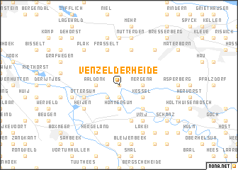 map of Ven-Zelderheide