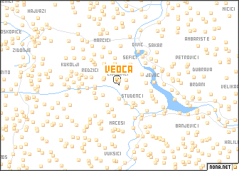 map of Veoča