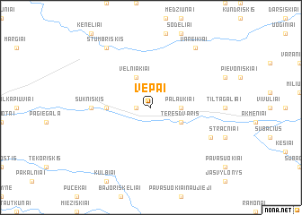 map of Vepai