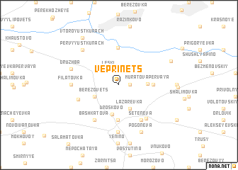 map of Veprinets