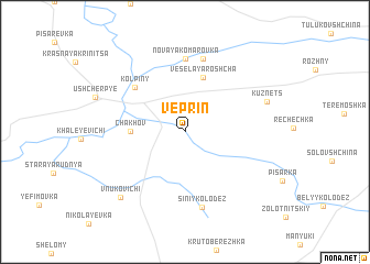 map of Veprin