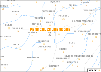 map of Veracruz Número Dos