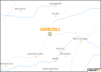 map of Vera Cruz