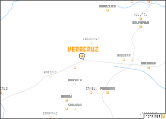 map of Vera Cruz
