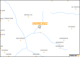 map of Vera Cruz