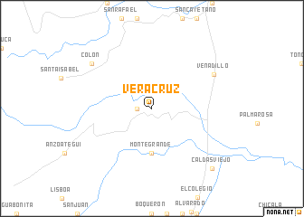 map of Veracruz