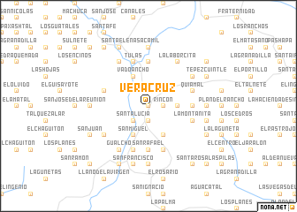 map of Vera Cruz