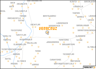 map of Veracruz