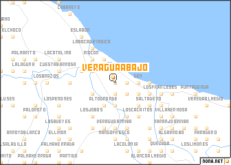 map of Veragua Abajo