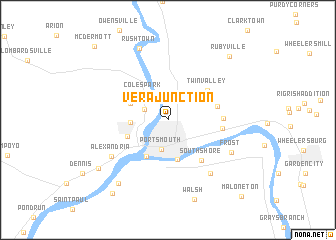 map of Vera Junction