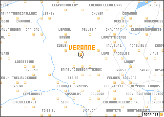 map of Véranne