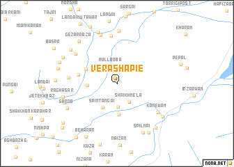 map of Vera Shapie