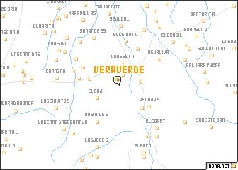 map of Vera Verde