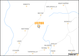 map of Verba