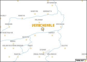 map of Verbche Male