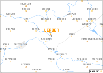 map of Verbenʼ