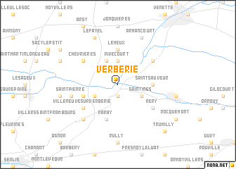 map of Verberie