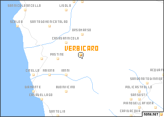 map of Verbicaro