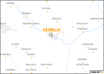 map of Verbilki