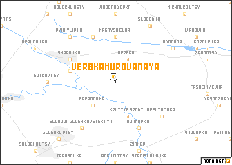 map of Verbka-Murovanaya