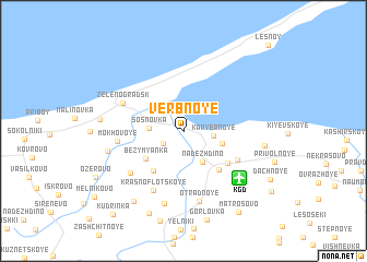 map of Verbnoye