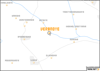 map of Verbnoye