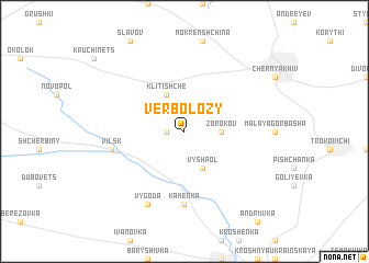 map of Verbolozy