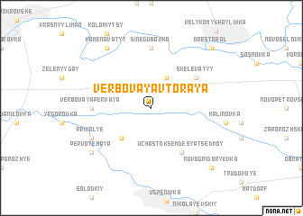 map of Verbovaya Vtoraya