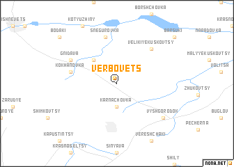 map of Verbovets