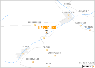 map of Verbovka