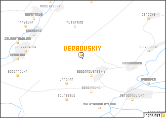 map of Verbovskiy