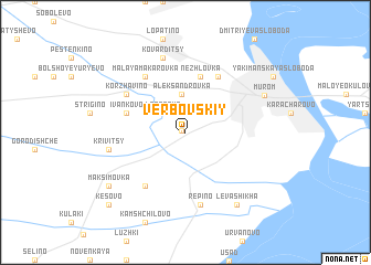 map of Verbovskiy