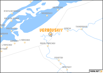 map of Verbovskiy