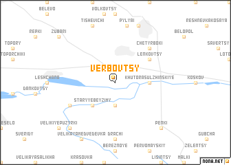 map of Verbovtsy