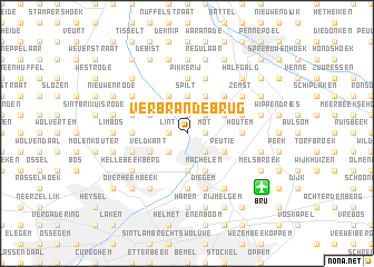 map of Verbrande Brug