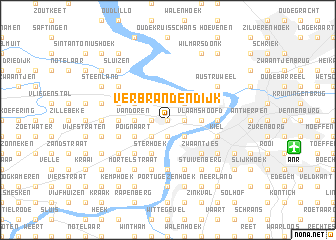 map of Verbrandendijk