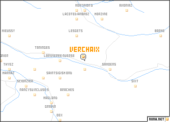 map of Verchaix