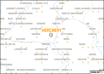 map of Vercheny