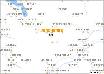 map of Verchères