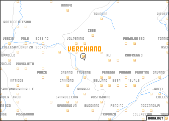 map of Verchiano
