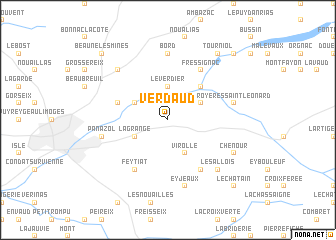 map of Verdaud