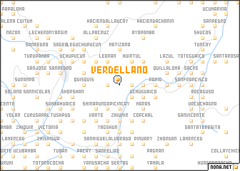 map of Verde Llano