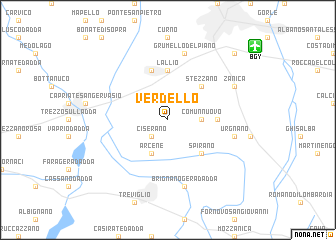 map of Verdello