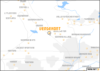 map of Verdemont