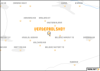 map of Verder Bolʼshoy