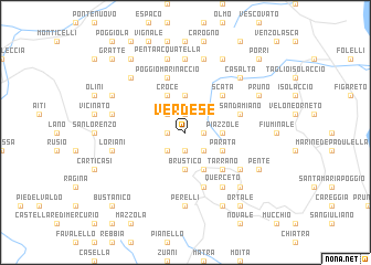 map of Verdese