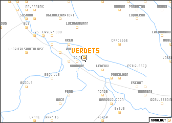 map of Verdets