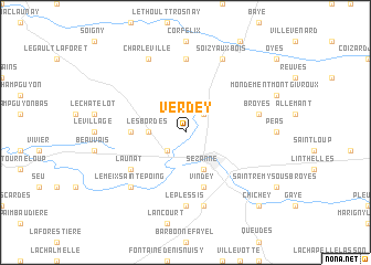 map of Verdey