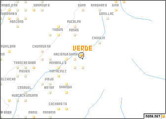 map of Verde