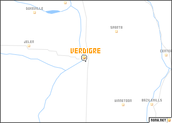 map of Verdigre